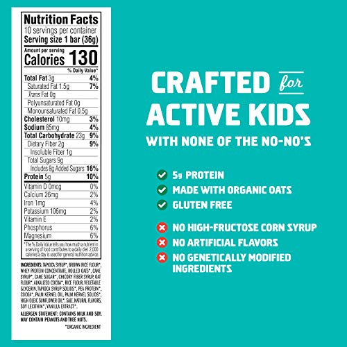 Clif Kid Zbar - Protein Granola Bars - Chocolate Mint Flavor -