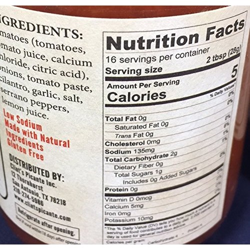 Clints Texas Salsa Sampler 16Oz Jar Pack Of 3 Different Flavors