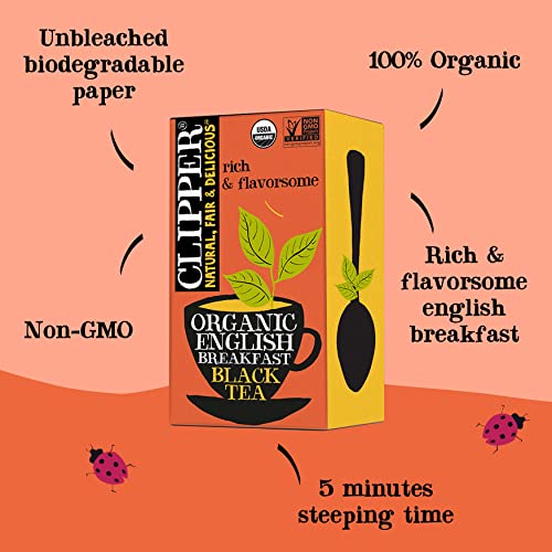 Clipper Tea Organic Fairtrade English Breakfast, Big Ben - USDA ...