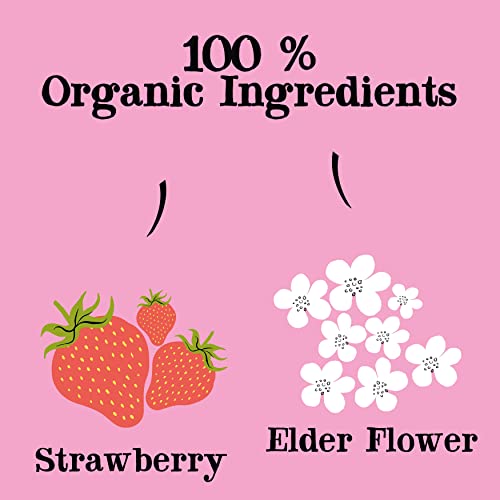 Clipper Tea, Strawberry & Elderflower, Organic Tea with Licorice...