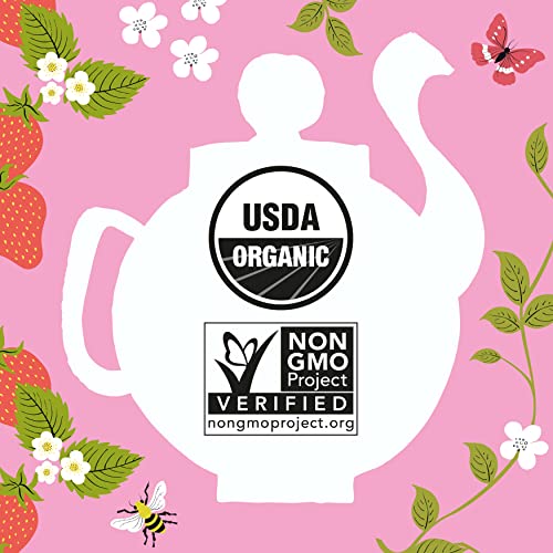 Clipper Tea, Strawberry & Elderflower, Organic Tea with Licorice...
