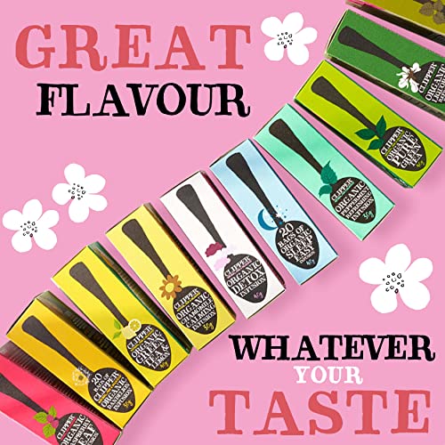 Clipper Tea, Strawberry & Elderflower, Organic Tea with Licorice...