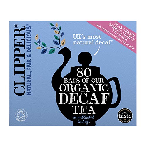 Clipper Teas - 80 Unbleached Bags Of Organic Decaf Tea - 250G