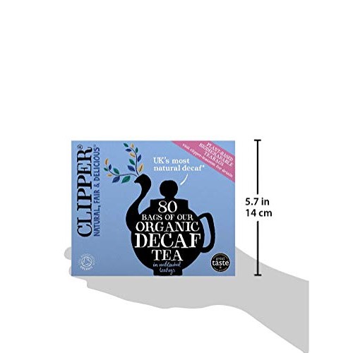 Clipper Teas - 80 Unbleached Bags Of Organic Decaf Tea - 250G