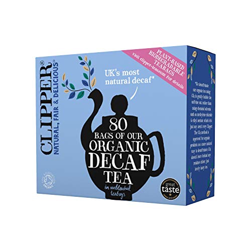 Clipper Teas - 80 Unbleached Bags Of Organic Decaf Tea - 250G