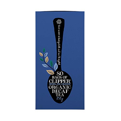 Clipper Teas - 80 Unbleached Bags Of Organic Decaf Tea - 250G