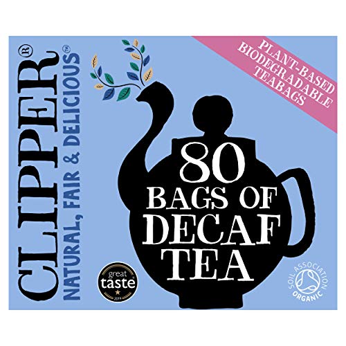 Clipper Teas - 80 Unbleached Bags Of Organic Decaf Tea - 250G