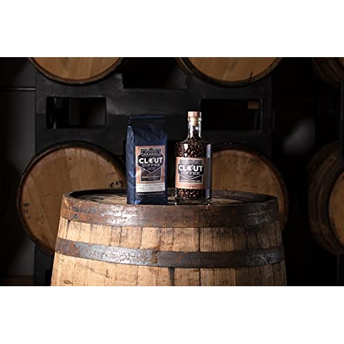 Clout Coffee Bourbon Barrel Aged Coffee, Dark Roast, Ground, One...