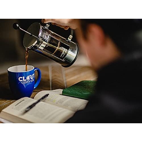 Clout Coffee Bourbon Barrel Aged Coffee, Dark Roast, Ground, One...