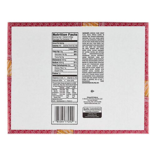 Cloverhill Cherry And Cheese Danish - 12 Ct.