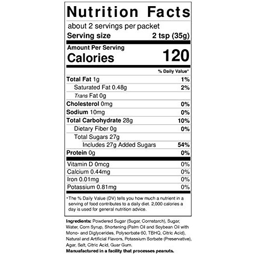 Clown Global Brands, Vanilla Icing - 198Ct 2Oz Packets