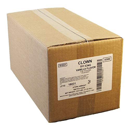 Clown Global Brands, Vanilla Icing - 198Ct 2Oz Packets