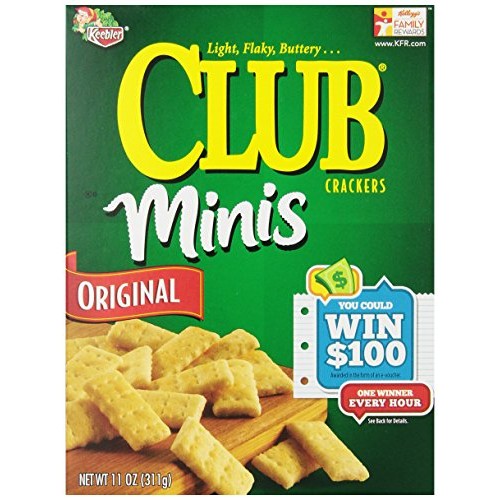 Club Crackers, Original Minis, 11-Ounce Boxes Pack Of 4