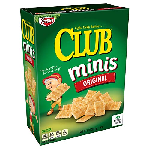 Keebler Club Crackers, Minis, Original, 11 Oz Box - Set Of 3
