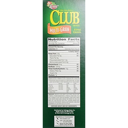 Keebler Club Crackers Multigrain, 12.7 Oz