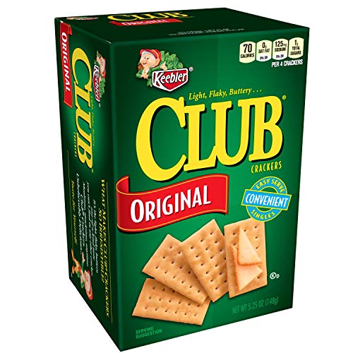 Keebler Club Crackers, Original, Easy Serve Singles, 5.25 Oz Box