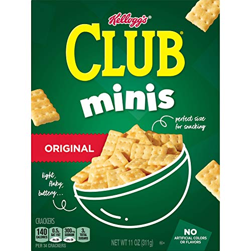 Keebler Club Minis, Crackers, Original, No Artificial Flavors, 1