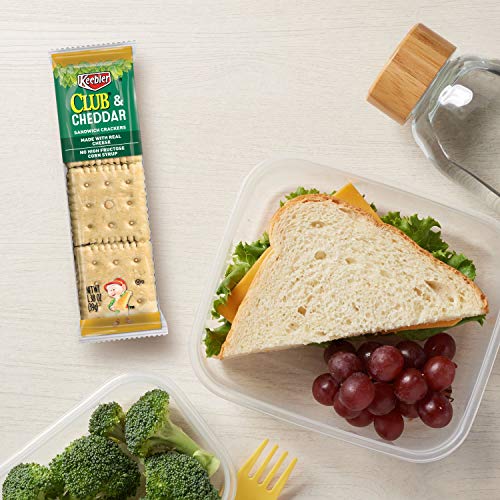 Keebler, Sandwich Crackers, Club And Cheddar, 11Oz Tray 8 Count