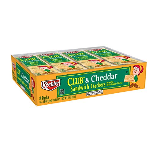 Keebler Club And Cheddar Sandwich Crackers, Single Serve, 1.38 O
