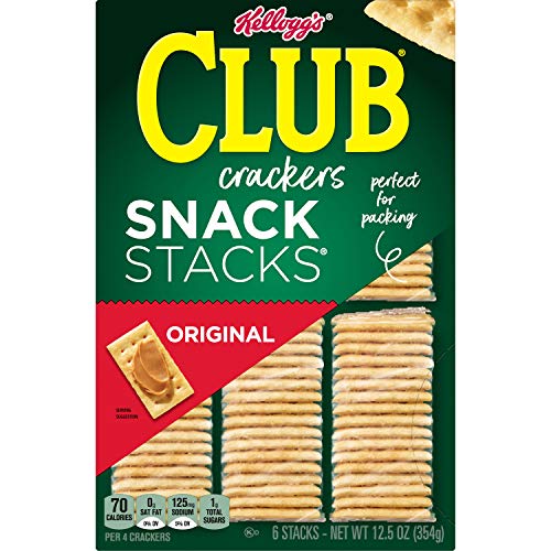 Kelloggs Club Crackers Original, Lunch Box Snacks, Snack Stacks