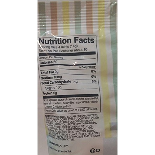 Coastal Bay Refreshing Peppermint Pastel Dinner Mints, 5 Ounce