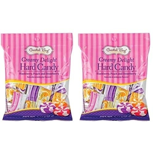 Coastal Bay Creamy Delight Hard Candy 6 Oz Bag 2 Bags 12 Oz Total