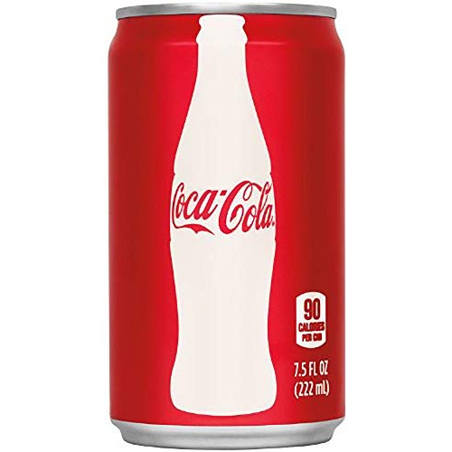 Coca-Cola, 7.5 Fl Oz Mini Can Pack Of 12, Total Of 90 Oz