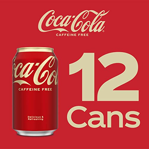 Coca-Cola Caffeine Free Soda Soft Drink, 12 Fl Oz Pack of 12
