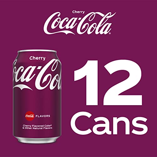 Coca-Cola Cherry Coke Soda, 12 Fl Oz Pack Of 12