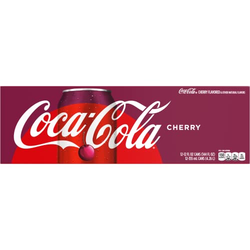 Coca-Cola Cherry Coke Soda, 12 Fl Oz Pack Of 12