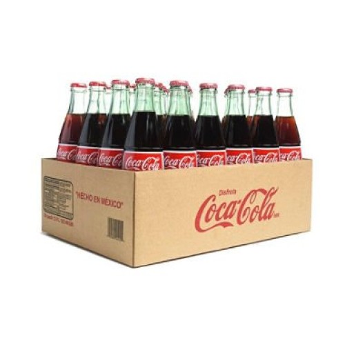 Coca Cola de Mexico 355ML glass bottles, 24 pk. pack of 2