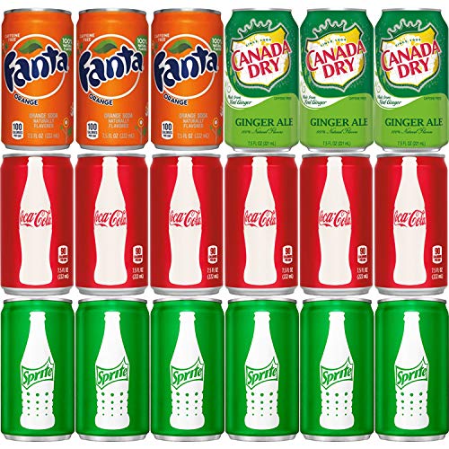Coca-Cola, Fanta, Sprite - Lemon-Lime, Canada Dry - Ginger Ale -