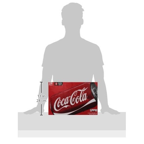 Coca-Cola Soda Soft Drink, 12 Fl Oz, 24 Pack