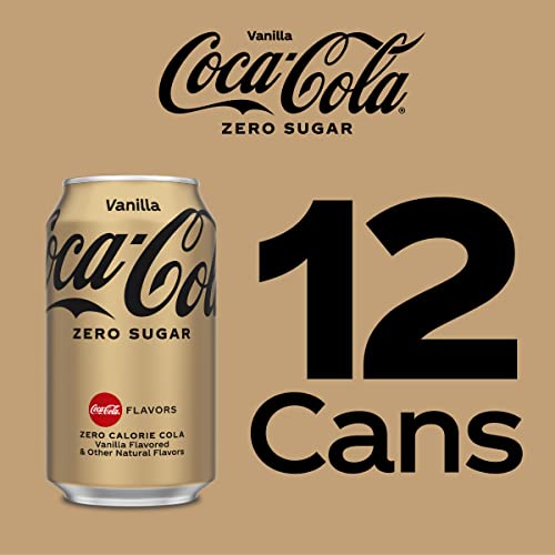 Coca-Cola, Zero Soda, Vanilla, 12 Oz Pack Of 12