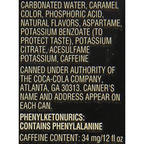 Coca-Cola, Zero Soda, Vanilla, 12 Oz Pack Of 12