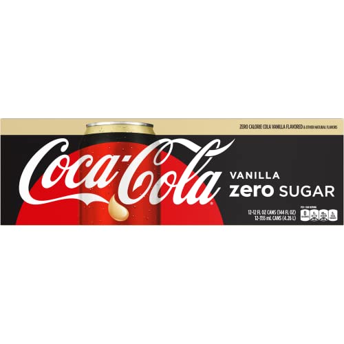 Coca-Cola, Zero Soda, Vanilla, 12 Oz Pack Of 12