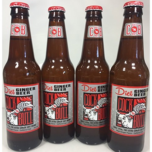 Cock N Bull Diet Ginger Beer 4 Pack Of 12 Oz Bottles