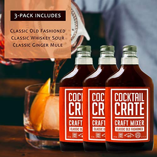 Cocktail Crate Craft Mixer Old Fashioned 3-Pack