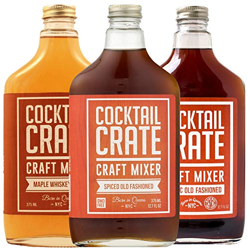Cocktail Crate Whiskey Lovers 3 Pack Drink Mixers | Award-Winni