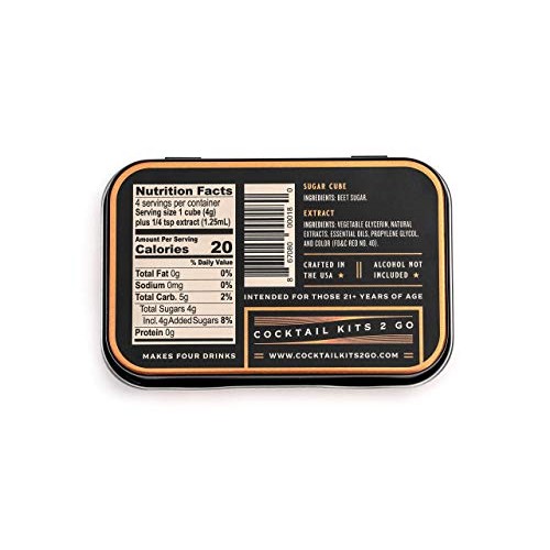 Cocktail Kit - Makes 4 Servings Old Fashioned, Individual