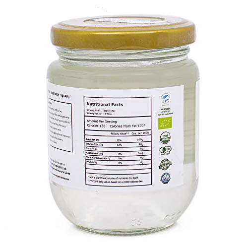 Coco House Organic Extra Virgin Coconut Oil Unrefined, Unrefined