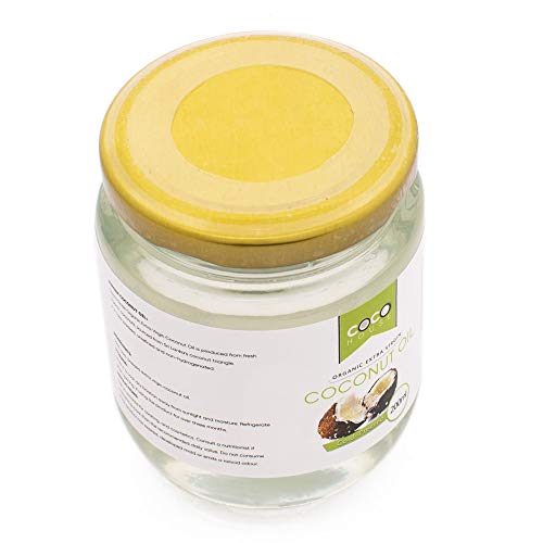 Coco House Organic Extra Virgin Coconut Oil Unrefined, Unrefined