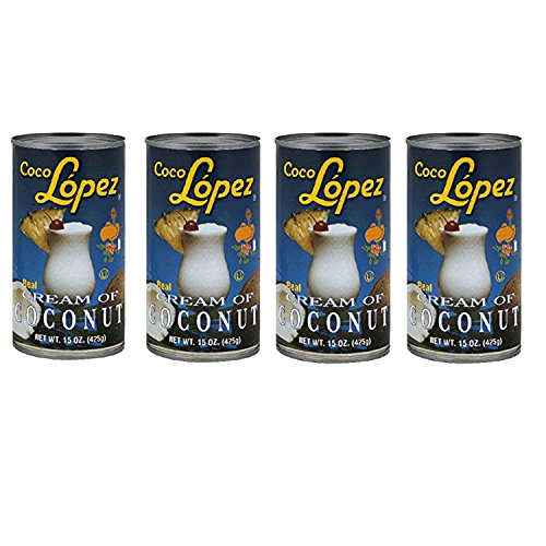 Cream Of Coconut Coco Lopez Set Of 4 Can