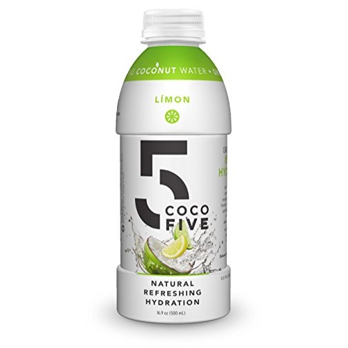 Coco5 Clean Sports Hydration Limon Flavor | 100% Natural | 50% L