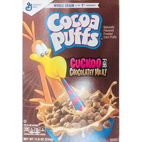 General Mills, Cocoa Puffs Cereal, 11.8-Ounce Box Pack Of 4