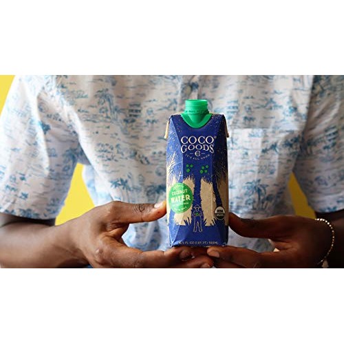Cocogoodsco Single-Origin 100% Organic Coconut Water, Non-Gmo, N
