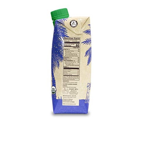 Cocogoodsco Single-Origin 100% Organic Coconut Water, Non-Gmo, N