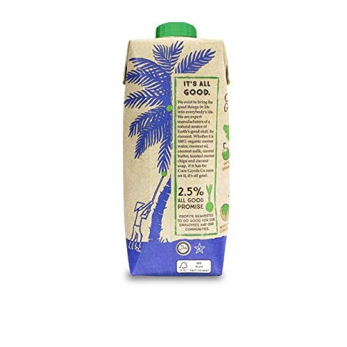 Cocogoodsco Single-Origin 100% Organic Coconut Water, Non-Gmo, N