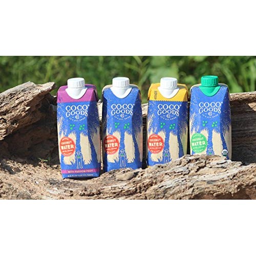 Cocogoodsco Single-Origin 100% Organic Coconut Water, Non-Gmo, N