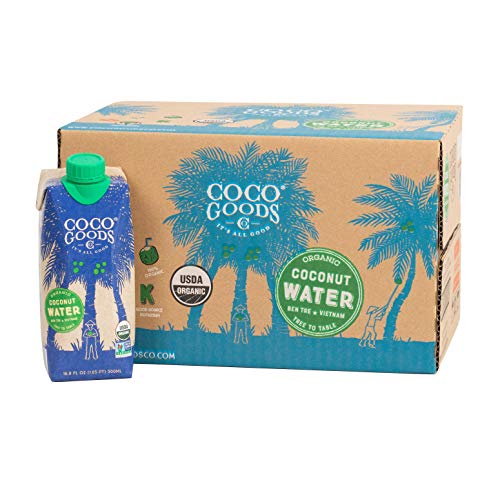 Cocogoodsco Single-Origin 100% Organic Coconut Water, Non-Gmo, N